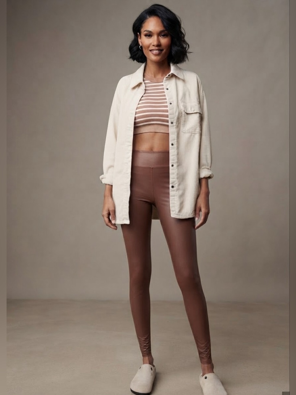 OFFLINE By Aerie Real Luxe Faux Leather Legging